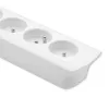 Regleta de alimentación Qoltec 50276 1,8 m 5 tomas de corriente para interior Blanco
