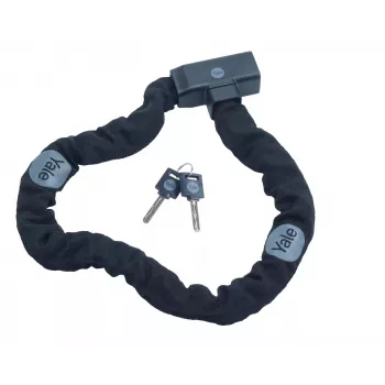 Cadena con cerradura de llave - YCHK0/8/90/2 negro