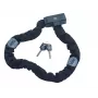 Cadena con cerradura de llave - YCHK0/8/90/2 negro