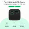 Batería portátil Green Cell PBGC25UD, 25200 mAh, Li‑Ion, 140 W de potencia total, 2× USB‑C + 1× USB‑A, pantalla OLED, carcasa de aluminio