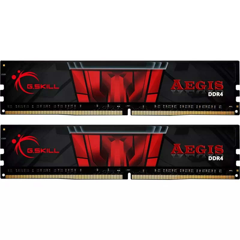 Memoria RAM de sobremesa DIMM G.SKILL DDR4 16GB (2x8GB) 2666MHz PC21300, 288 pines, CL19, XMP 2.0, sin búfer, disipador