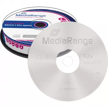 CD-R MediaRange MR214 700 MB 52x 10 uds.