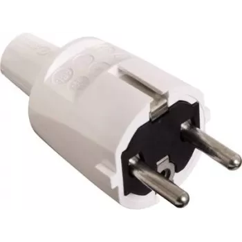 AS SCHWABE conector macho de PVC 16A, 250V versión robusta blanco (62221)