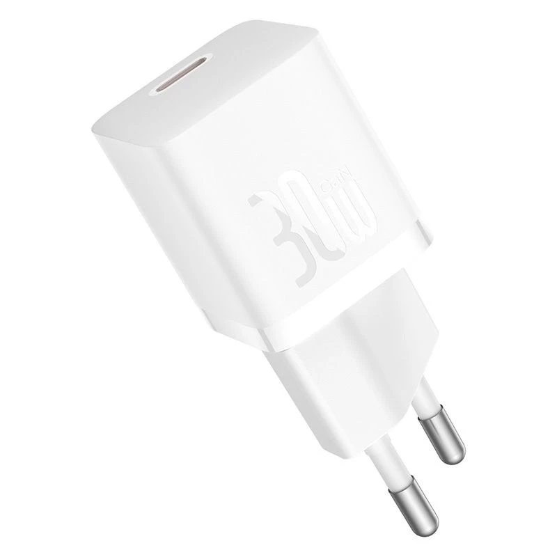 Cargador de pared USB-C GaN5 mini 30W Baseus P10110902213-01 blanco