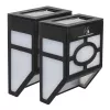 Lámpara solar de jardín MACLEAN MCE171 pack de 2 luminarias LED solares para exterior