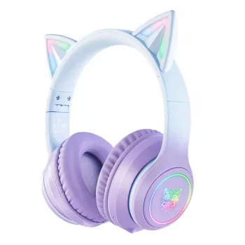 Auriculares Onikuma B90 gaming azul/morado