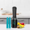 Cecotec Power Titanium 350 EasyGo batidora de vaso, 350 W, 2 vasos de 600 ml, negro