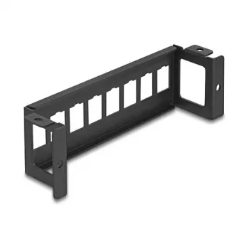 Patch panel DeLOCK 86516 negro metal montaje en pared 50mm x 41,6mm x 175mm