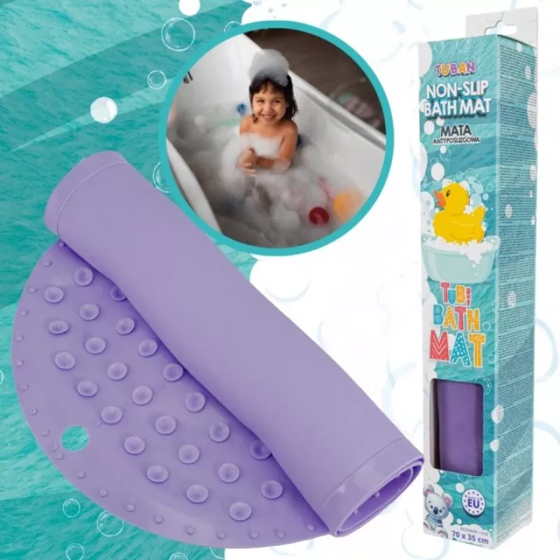 Alfombrilla de baño antideslizante Violeta