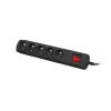 Regleta de enchufes Armac ARC5 Negra 5 tomas AC 250 V 5 m