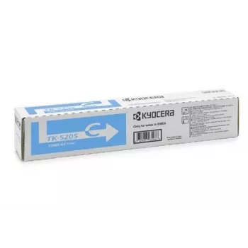 Cartucho de tóner Kyocera TK-5205C Original Cian 2500 páginas