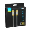 Cable HDMI IBOX HD08 2 m, HDMI Type-A macho-macho, HDMI 2.1, plateado