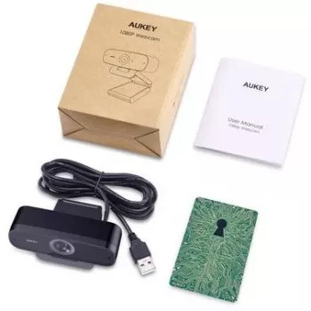 Webcam AUKEY Impression 2 MP 1920 x 1080 píxeles USB negra