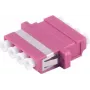 Adaptador de fibra óptica S/CONN 07-60043 LC violeta multimodo 1 ud.
