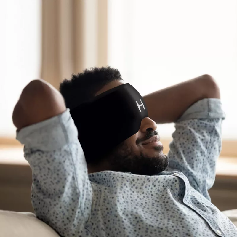 Dispositivo de relajación de cabeza con calor y frío HoMedics SR-GH800 portátil ajustable calor y frío