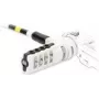 Mobilis 001254 - blanco - candado de combinación - registro de código numérico/llave - acero - 1000 kg - 1,8 m (001254)