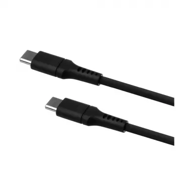 Cable USB-C a USB-C FIXED FIXDLS-CC12-BK, 1,2 m, 60 W corriente y datos