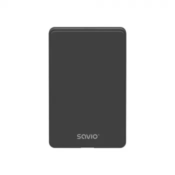 Carcasa para disco duro/SSD SAVIO AK-65 Negra 2,5