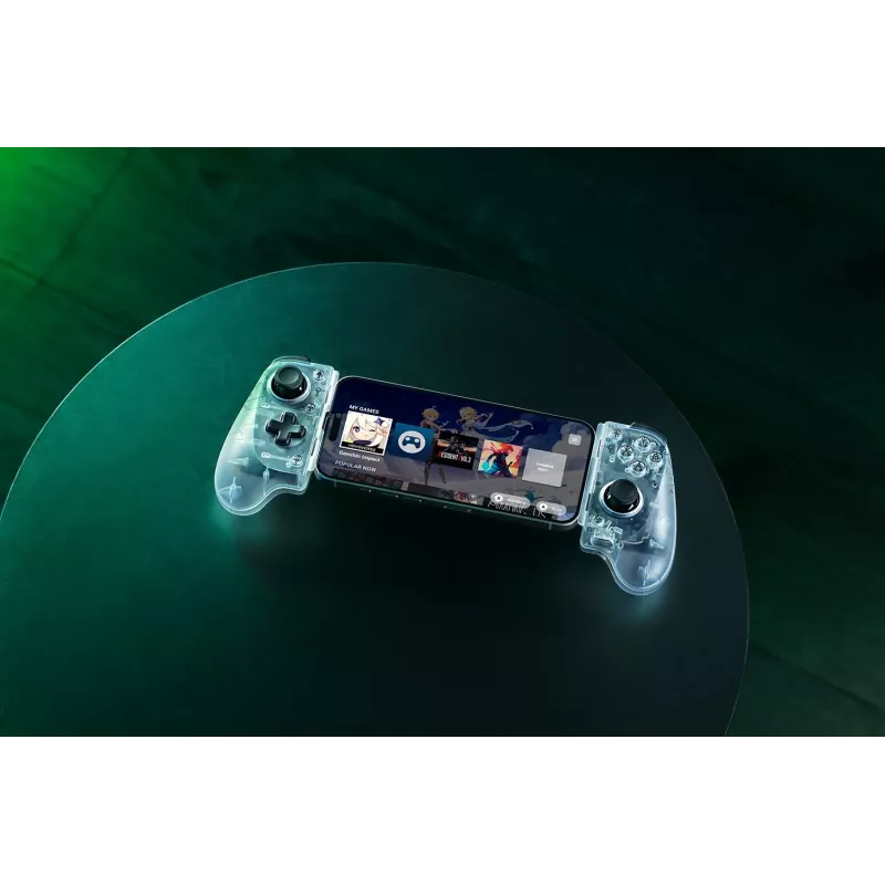 Razer Kishi V3 - Phantom White Ed. mando USB analógico Android, iOS
