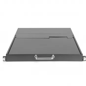 Consola KVM Digitus 17 pulgadas HD LCD 16 puertos HDMI teclado alemán