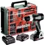 Metabo SB 18 L Set llave de impacto a batería, 18 V, 2 baterías de 2,0 Ah (614053710)