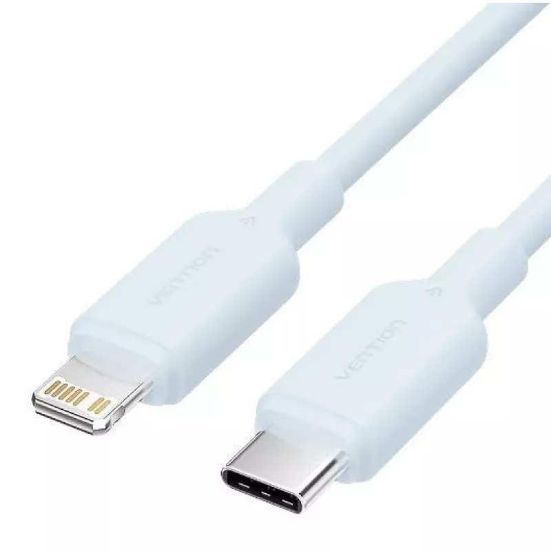 Cable USB-C a Lightning 1M azul Laksf Vention