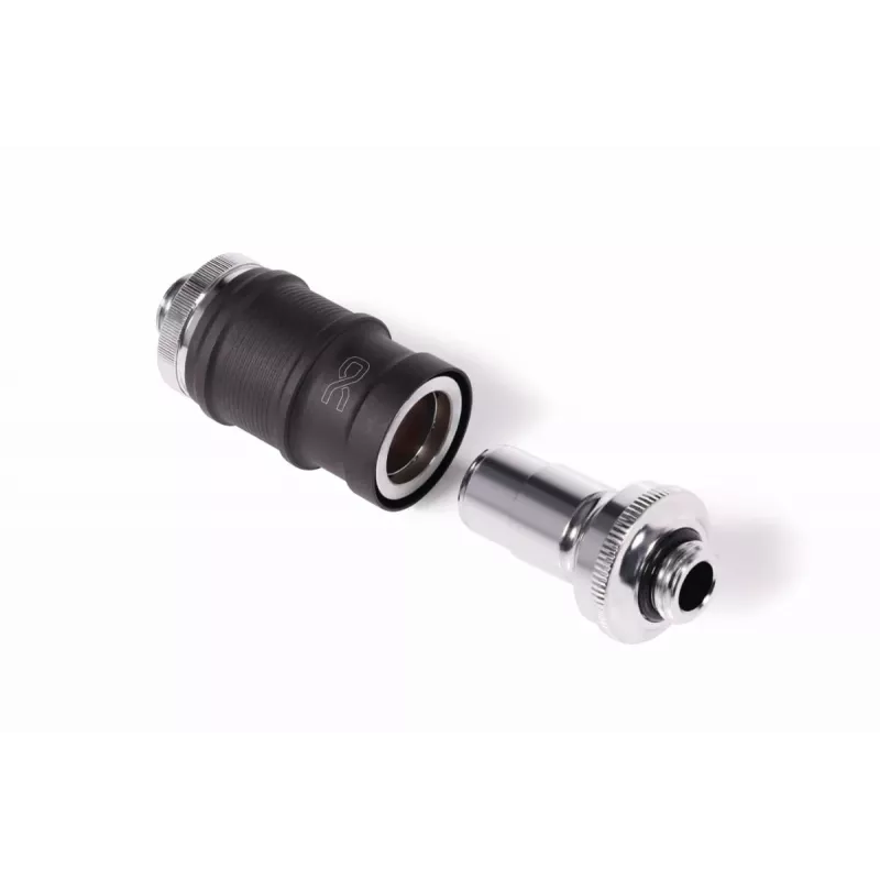 Adaptador de bloque de agua Aquatuning GmbH 13876 Latón Níquel Plástico Negro Cromo