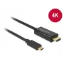 Adaptador de cable de vídeo USB Type-C HDMI DeLOCK 85258