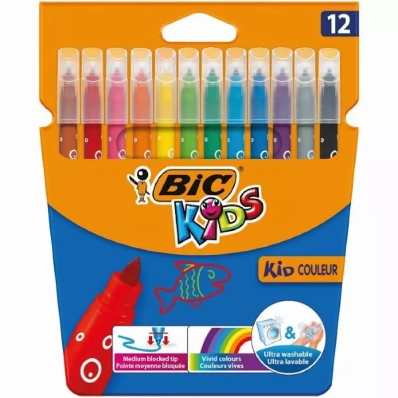 Rotuladores BIC CF KID750 12 colores 9202937