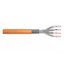 Cable de red Digitus Cat.7 S/FTP Simplex Dca-s1a d1 a1 25m naranja