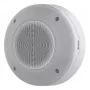 AXIS D4200-VE Altavoz exterior bidireccional, 365–14000 Hz, 102 dB, ángulo de cobertura 140°, IP66, PoE, blanco, montaje en mástil/pared