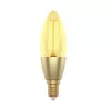 WOOX R5141 Bombilla LED filamento Smart Candle C37, Wi-Fi, E14, 4,9W, 470 lm, blanco cálido 2700K