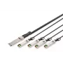 Cable Direct Attach Digitus 40G QSFP+ a 4x SFP+ 3m