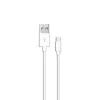 Cable USB Savio CL-125 USB 2.0 1 m USB A USB C blanco