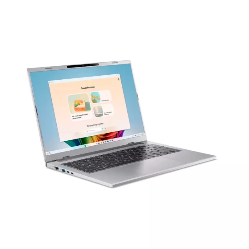 Portátil Acer Aspire 14 AI A14-53M-75DW — 14 inch WUXGA, Intel Core Ultra 7 258V, 32 GB LPDDR5x, 1 TB SSD, Intel Arc 140V, Windows 11 Home, plata