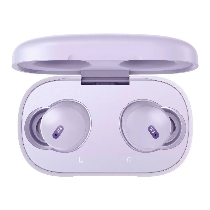 Headset Baseus Bowie E18 True Wireless Stereo (TWS) in-ear Bluetooth USB Type-C lila — llamadas y música