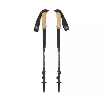 Bastón de trekking telescópico Black Diamond Alpine Carbon Cork unisex