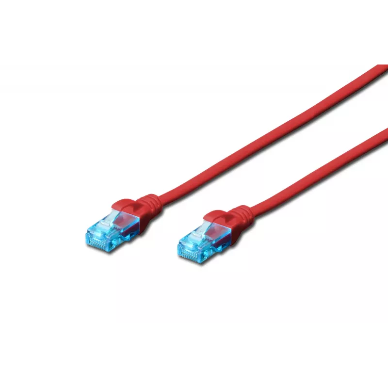 Cable de red U UTP categoría 5e 5 m PVC rojo (DK-1512-050/R)