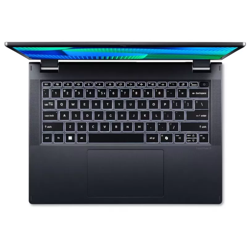 Portátil híbrido (2 en 1) Acer TravelMate TMP414RN-54-TCO-74CP — 14 pulgadas WUXGA táctil, Intel Core Ultra 7 155U, 16 GB DDR5, 512 GB SSD, 4G, Windows 11 Pro, azul