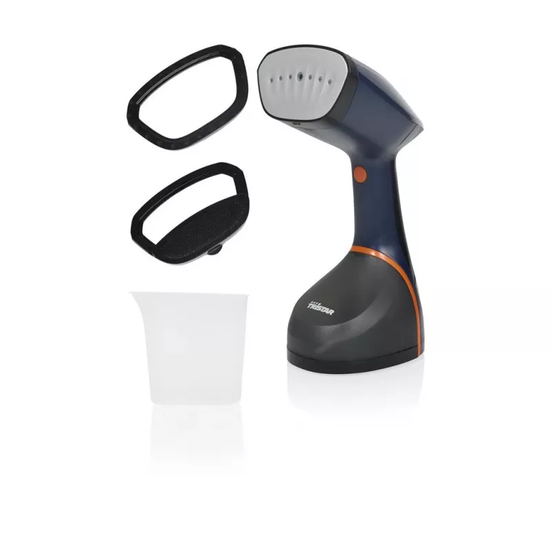 Limpiador de vapor de mano Tristar ST-8965 – 1500 W, depósito de 0,25 l, 25 g/min de vapor, cable de 2 m, negro