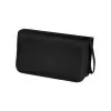 Funda para CD Hama nailon 80, negro 80 discos