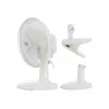 Adler | ventilador con pinza | AD 7317 | ventilador de mesa | blanco | diámetro 15 cm | número de velocidades 2 | 30 W