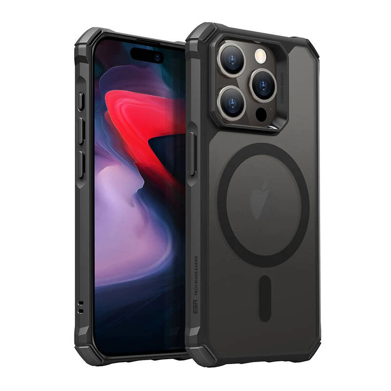 Funda ESR Air Armor para iPhone 15 Pro, Magsafe (negra)