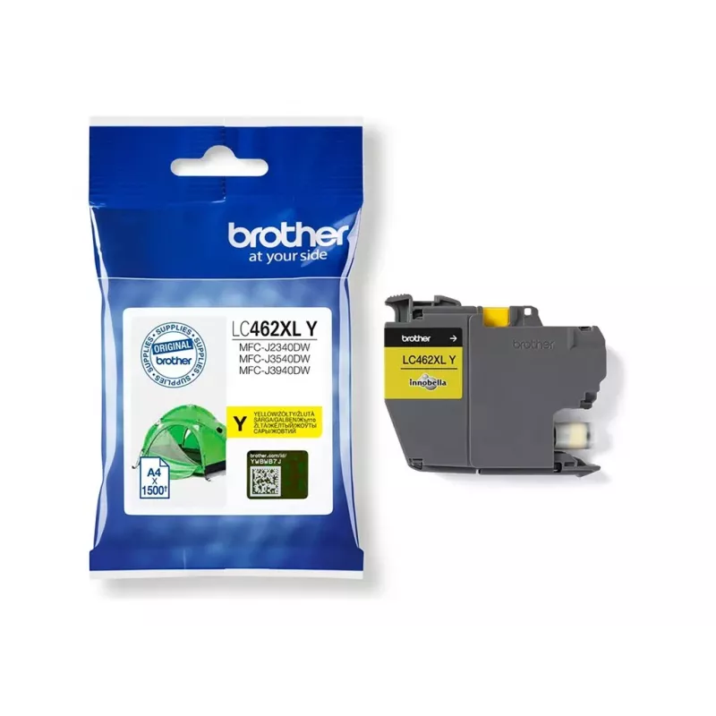 Brother LC462XLY Cartucho de tinta 1 ud. Original Alto (XL) capacidad Amarillo