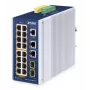 Switch gestionado PLANET IP30 16 puertos L2/L4 Gigabit Ethernet PoE