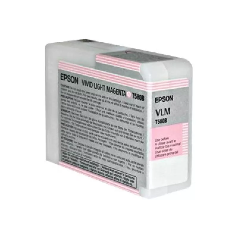 Epson Singlepack Vivid Light Magenta T580B00, Vivid light Magenta, tinta pigmentada, 80 ml, 1 ud.