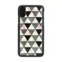iKins Pyramid funda para iPhone XS/X, negra, K1623J