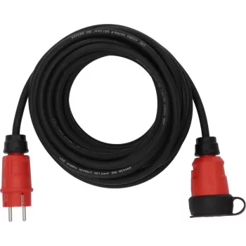 Brennenstuhl 9161100110 Cable alargador 16 A Negro Rojo 10 m H07RN-F 3G 1.5 (9161100110)