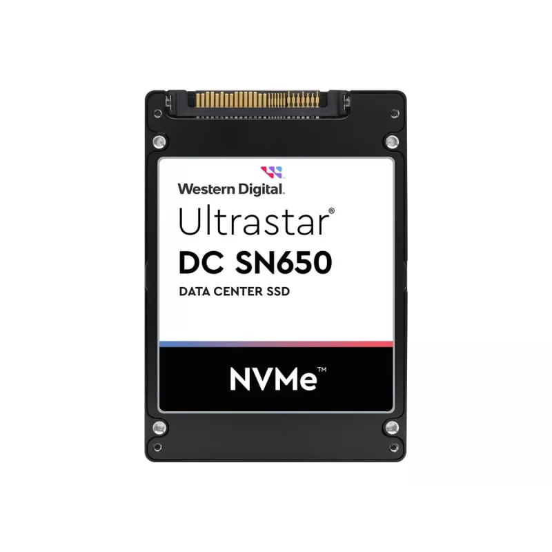 Unidad SSD WESTERN DIGITAL Ultrastar DC SN650 7680 GB U.3 PCIe TLC ISE