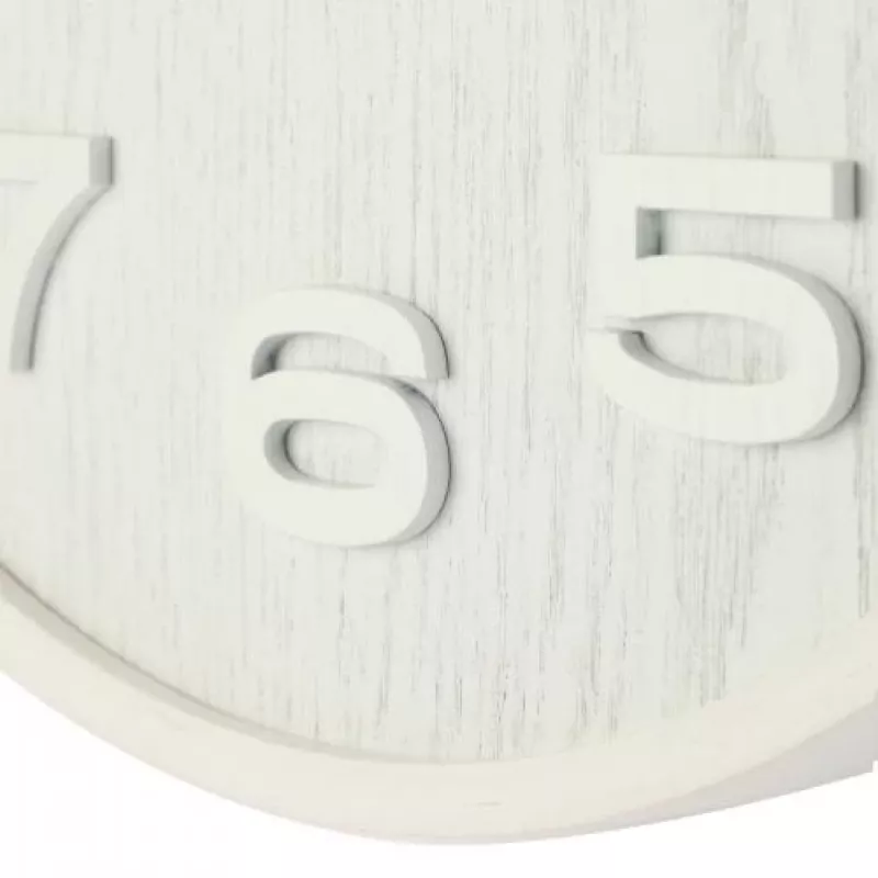 NeXtime 3096WI - Reloj de pared - Reloj de cuarzo - Redondo - Blanco - Madera - Madera